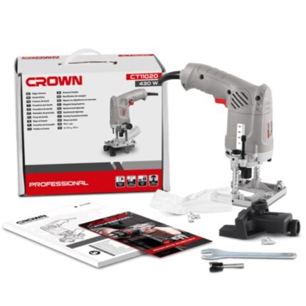 Router fresadora tupi 430w 6mm Crown CT11020