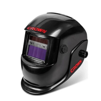 Careta de soldar fotosensible profesional negra lisa Crown CAXW-MA2