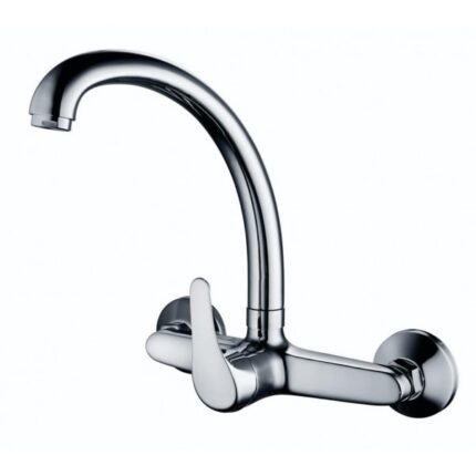 Monocomando De Cocina 20cm Pared Pico Alto WUFU LT-8018